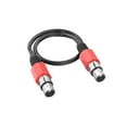thumbnail image 3 of XLR Female to Female Microphone Cable 5 Colors Balanced Audio Extension Cord for Mixers Amplifiers Speakers 30cm-10m, 3 of 10