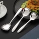 thumbnail image 3 of 6 piezas cucharas de café cucharaditas cucharas de acero inoxidable para café azúcar sopa helado postre pastel suministros, 3 of 5