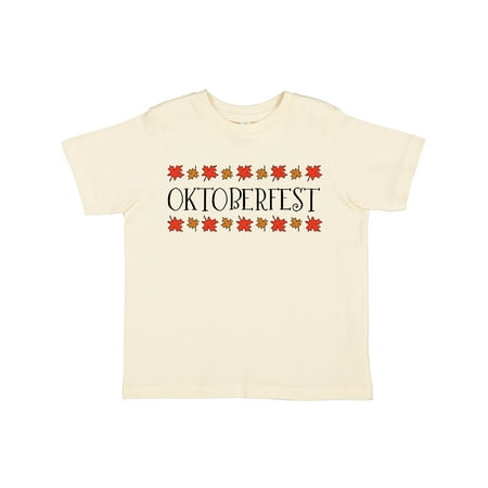 

Inktastic Oktoberfest with Orange Leaves Gift Toddler Boy or Toddler Girl T-Shirt