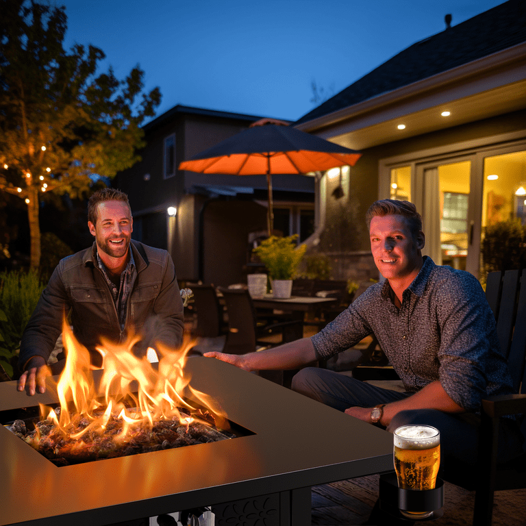 Philergo 28 Inch Propane Fire Pit Table, 52000 BTU photo 6