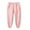 Pink, variant on EGNMCR Full Length Pants Boys Girls' Casual Solid Color Warm Thickened Long Pants Childrens Pant