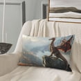 thumbnail image 5 of Daiia Autumn Dragon Mountain View Bedding Waterproof Pillow Protector Zippered Queen – Bed Bug Proof Pillow Encasement-14"x20", 5 of 6