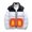 White, variant on Hoodie for Men Women Heated Jacket with 3 Heating Levels 6 Heating Zones Lightweight Zip Coat Outdoor Waterproof & Windproof(No Battery) Black,M