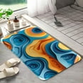 thumbnail image 6 of Colorful Art Pattern 163 Non-Slip Memory Foam Bath Rug: Absorbent, Quick-Dry, Machine Washable, Soft & Comfortable - S, 6 of 7