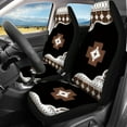 thumbnail image 2 of Renewold Southwest American Tribal Black Brown Car Seat Cover Full Set, Car Seat Protector for Women Men, Auto Seat Cover Front Back Universal Fits for SUV Sedan Vans, 2 of 7