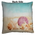 thumbnail image 2 of ABPHQTO Sea Shells Sand Ocean Summer Beach Reversible Mermaid Sequin Pillow Case Home Decor Cushion Cover 16x16 Inch, 2 of 2