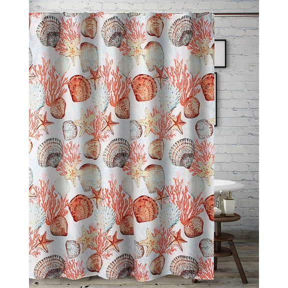 Greenland Home Fashions Beach Days Shower Curtain