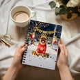 thumbnail image 3 of Happy New Year 2026 Brussels Griffon Holiday Balloons Party Snow Spiral Bound Journal Griff Dog Lover 5x7in Spiral Notebook - 13018, 3 of 5
