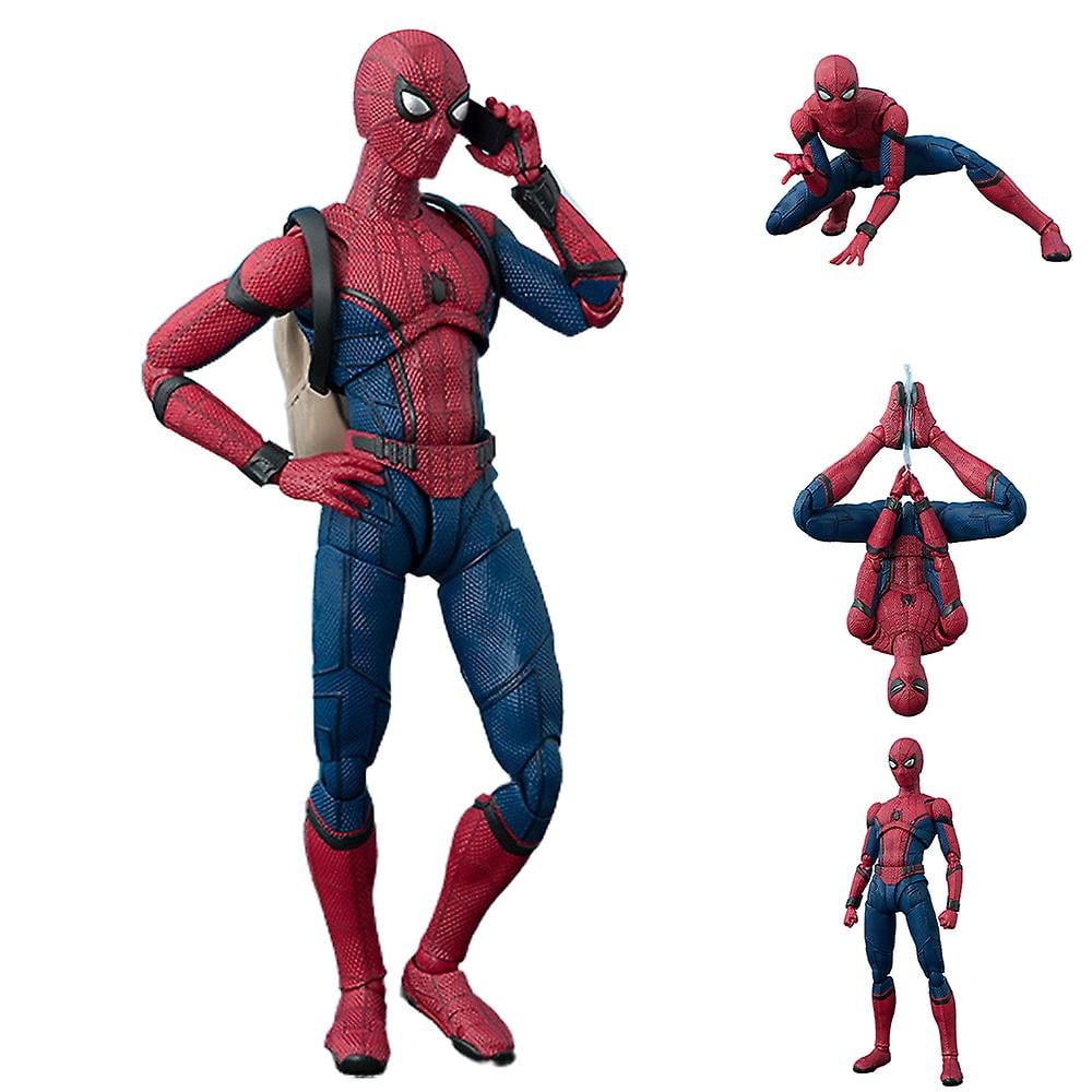 Spiderman Home Coming Spider man Action Figures All Joints Movable Toy Figures Collectible Model With Replaceable Accessories Walmart