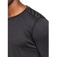thumbnail image 2 of RBX Active Men's Long Sleeve Textured Crewneck Quick Dry Performance Top, 2 of 4