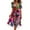 Hot Pink A1, variant on Lodgix Summer Dresses for Women Casual Fashionable V-neck Dresses Waist Cinching A-line Zipper Dress Light Brown S
