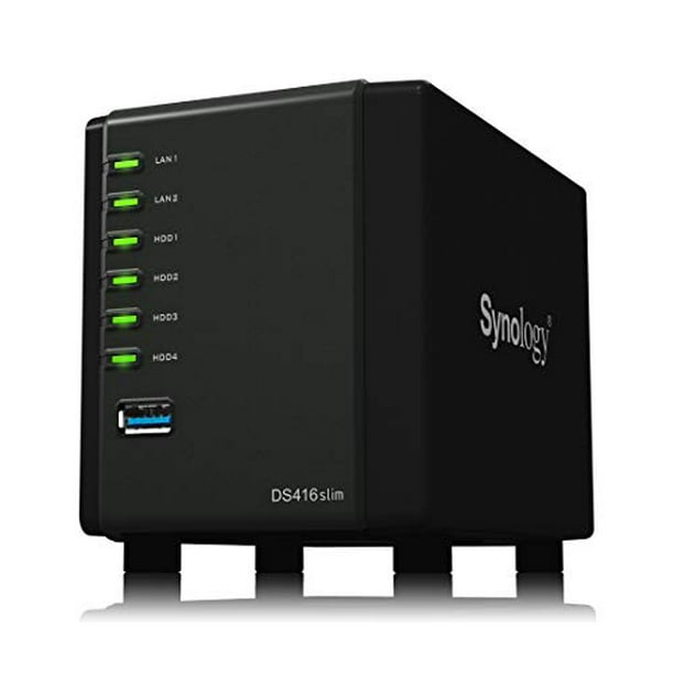 Synology 4 Bay Nas Diskstation Ds416slim Diskless Walmart Com Walmart Com