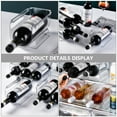thumbnail image 3 of IDEANATEGRATE Wine Display Holder Acrylic 8Pcs 7.86X4.72X4.13in Bar Square, 3 of 8