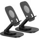 thumbnail image 2 of Portable Phone Stand Desktop Holder Circular Base -Slip Device Support 5.9×4.4×3.2in 2Pcs, 2 of 4