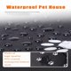 thumbnail image 2 of Casa Al Aire Libre Para Gatos, Casas Resistentes A La Intemperie Para Perros Pequeños, Linda Conejera Para Perros De Interior, (tradicional, Yurta Mediana) 35cm, 2 of 5