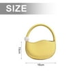 thumbnail image 2 of New niche design pea bag fashion handbag shoulder crossbody bag - yellow, 2 of 5
