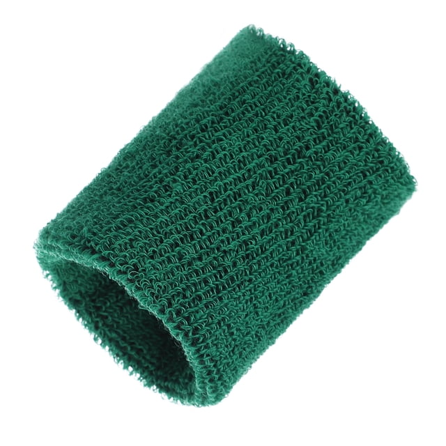 Naiovety Muñequera unisex de algodón de felpa para deportes, muñeca, tenis, Yoga, brazo Ropa Deportiva, Zapatos verde militar