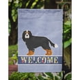 thumbnail image 3 of Carolines Treasures CK3638GF Cavalier King Charles Spaniel Tricolor Welcome Flag Garden Size  Small multicolor, 3 of 3