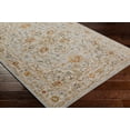 thumbnail image 4 of BoutiqueRugs Huguley Traditional Area Rug - Light Gray, Cream, Denim - 5'3" Round, 4 of 16