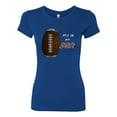 thumbnail image 2 of Wild Bobby Football Fingerprint It's in My DNA Sports Women Slim Fit Junior Tee, 2 of 6