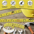 thumbnail image 3 of 10 Packs Self Adhesive Measuring Tape Adhesive Tape Measure Stick on Tape Measure (12 Ft,Yellow), 3 of 4