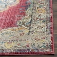 thumbnail image 3 of SAFAVIEH Bristol Doncho Oriental Polyester Area Rug, Fuchsia/Light Gray, 3' x 5', 3 of 8