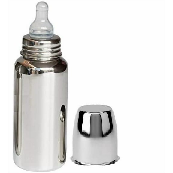 Organic Kidz Stainless Steel Baby Feeding Bottle for Kids for Milk and Baby Drinks, (290ml)