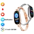 thumbnail image 2 of UBABAI F81 Fashion Sports Smart Watch Steel Strap Bluetooth Women's Watch Message Reminder, 2 of 9