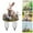 C, variant on Bunny Decor Yard Decorations Outdoor Set of 1, Bunny Decorations for Home Garden Outdoor Statues, Easter Rabbit Figurines mom Gifts