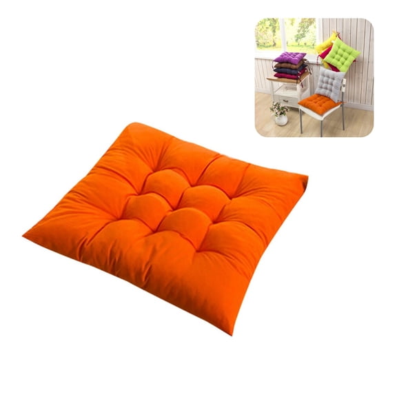 Bisitoy Square Thick Seat Cushion 15.75 x 15.75 Inch Soft Plush Chair Pad Comfort Chair Cushion for Dining Chair, Office Chair, Sofa
