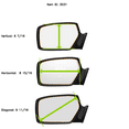 thumbnail image 3 of Burco Side View Mirror Replacement Glass - Clear Glass - 3031, 3 of 6