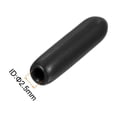 thumbnail image 3 of Uxcell 15pcs Tapas de goma 1/8"(2.5mm) ID Cubierta de tapa redonda de vinilo negra, 3 of 5
