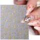 thumbnail image 4 of Pegatinas 3D de oro rosa para decoración de uñas, arte de uñas de Navidad, alce metálico, copo de nieve, galleta, hombre, estrellas, líneas geométricas, invierno, navidad, Año Nuevo, 4 of 4