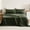 Forest Green, variant on TOSMO 100% French Linen Sheets Set King Size, Breathable and Durable Linen Bedding for Hot Sleepers, 4pc Set (1 Flat Sheet, 1 Fitted Sheet, 2 Pillowcases) Teal
