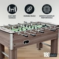 thumbnail image 4 of Hathaway Driftwood 56-in Foosball Table, 4 of 7