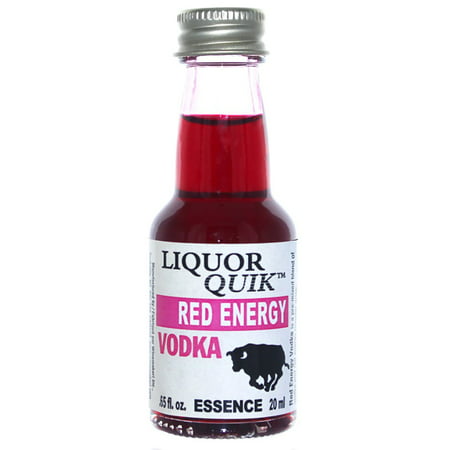 Liquor Quik Natural Vodka Essence, 20 mL (Red Energy