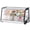 black, variant on TROPOW Commercial Display Refrigerator, Countertop Refrigerated Display Case with LED Lighting for Bakery, Cafe