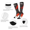 thumbnail image 3 of Wukai Christmas Gnomes In Red Hats for Contrast Color Stockings, Sports Fitness Adult Long Socks, Unisex, 3 of 6