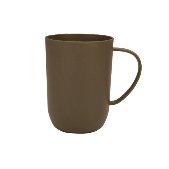 Nvzi Wheat Straw Cups Set of 2PCS - Lightweight Wheat Straw Fiber Drinking Glasses - Reusable Drinking Cups - Wheat Straw Fiber Cups - Brown