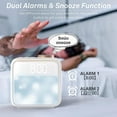 thumbnail image 4 of VOCOO Wake Up Light Sunrise Alarm Clock, Snooze, 6 Scenes Simulation, Sleep Aid, 6 Soothing Sounds, for Kids, Heavy Sleepers, White, 4 of 6