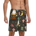 thumbnail image 2 of Easygdp Gnome Insect Frog Men's Short Pajama Pants, Sleep Shorts, Household Pants, Casual Pants with Pockets - 4X-Large, 2 of 9
