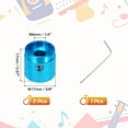 thumbnail image 2 of Uxcell Guitar Knobs Metal, Volume Tone Control Dome Knobs Potentiometer Knobs with Wrench for Electric Guitar Bass Blue, 2 of 6