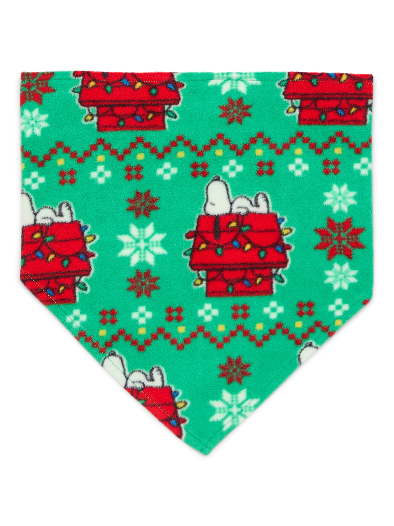 Peanuts Snoopy Home for the Holidays Matching Family Set, Pet Bandana
