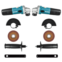 Makita 7.5-Amp 4-1/2 in. Corded Angle Grinder with AC/DC Switch (2-Pack) 9557NB2