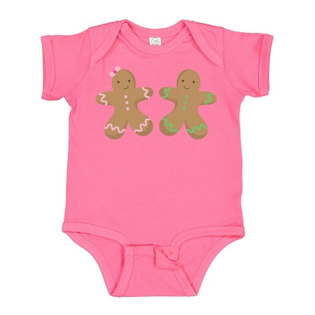 

Inktastic Twin Gingerbread Boy and Girl Co Gift Baby Boy or Baby Girl Bodysuit