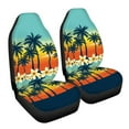 thumbnail image 7 of Jeiento Hawaii Car Front Seat Covers 2 PCS Coconut Tree Auto Seat Cover Protector Universal Fit for Most Cars,Truck,SUV,Van Interior Accessories Decoration, 7 of 7