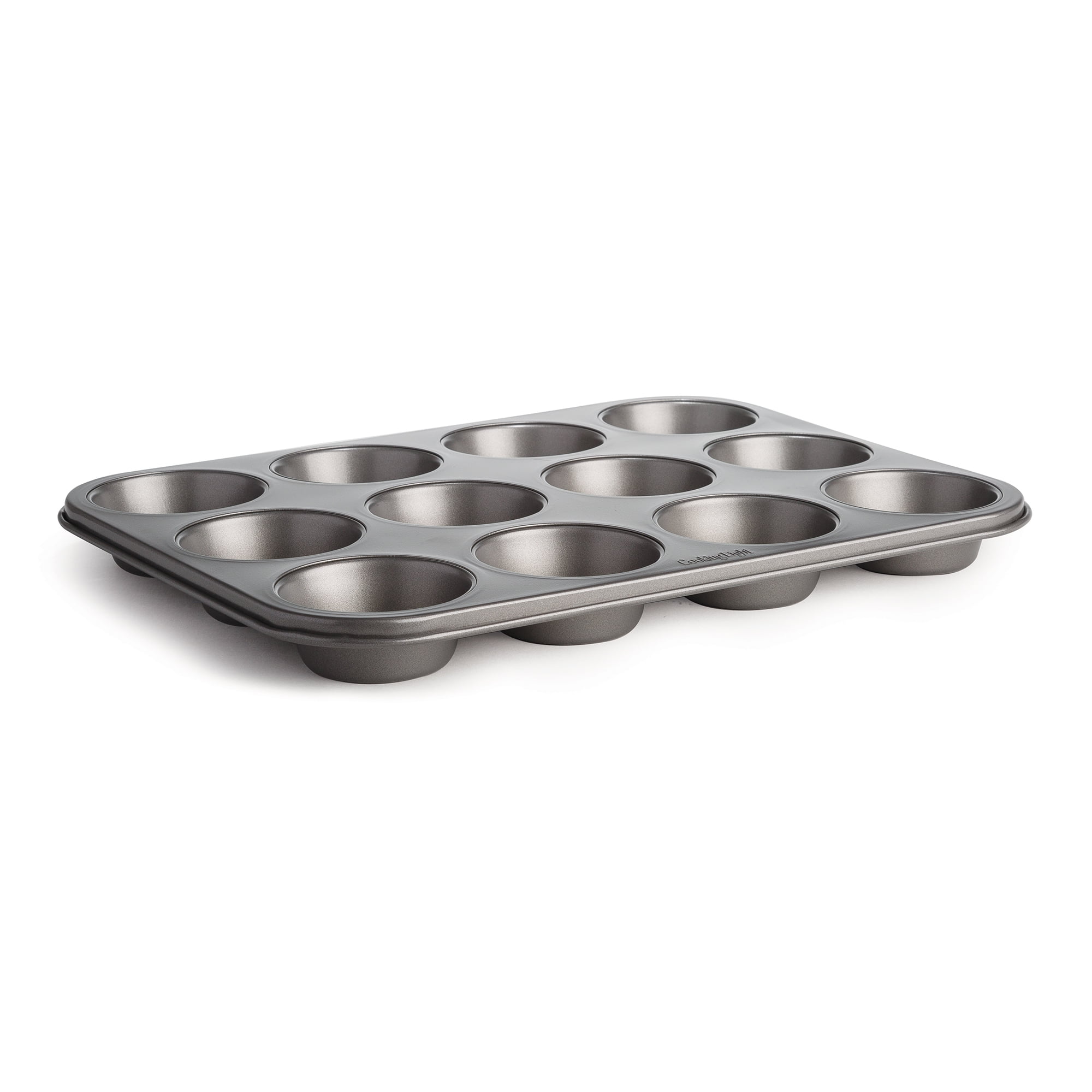 Cooking Light NonStick Carbon Steel Muffin Pan, 12 Cups, Easy to Clean