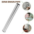 ITSELFER Drain Pipe 300mm Sink Drain Pipe Extension Washbasin Pipe Sink