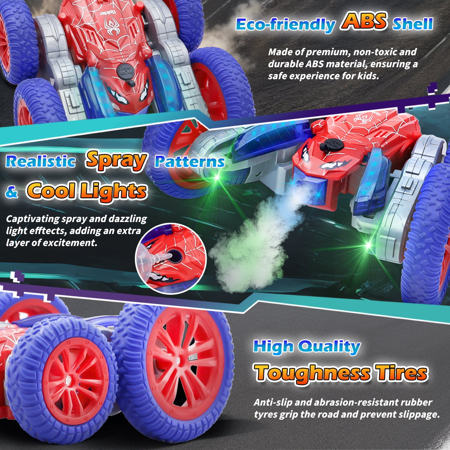 Webspidee Remote Control Car Toys for Kids: RC Cars Toy for 3 4 並行輸入品 Marvel\u0027s Spidey and his Amazing Friends - 7-inch Spiderman Web