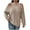 Beige, variant on GigrtiJin Women's Cold Shoulder Sweatshirt Ribbed Knit Long Sleeve Crewneck Pullover Tops Fall Fashion Casual Blouse